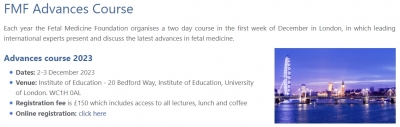 FMF Advances Course